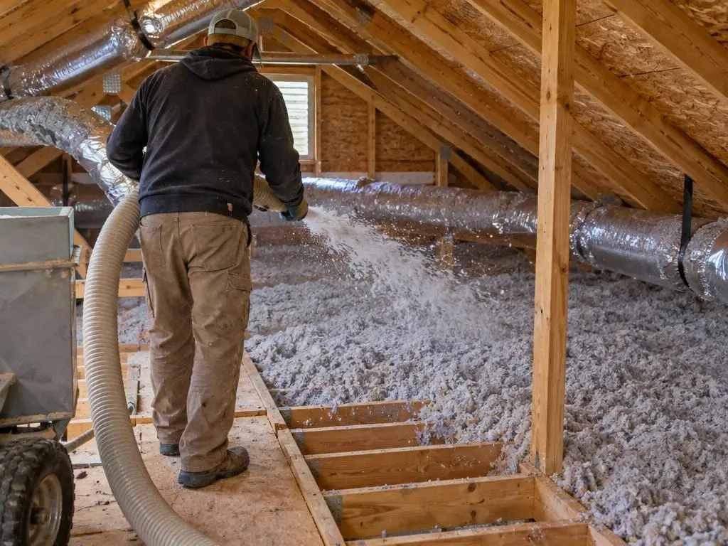 Blown-In Attic Insulation in Fayetteville, AR