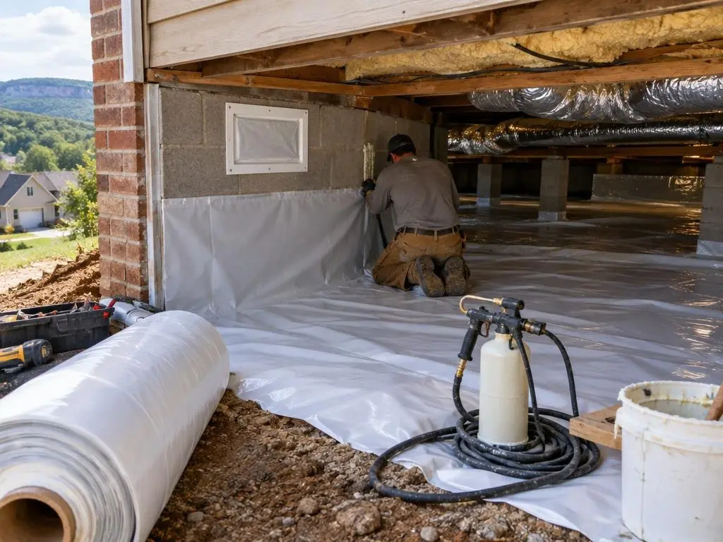 Crawl Space Insulation & Encapsulation in Fayetteville, AR