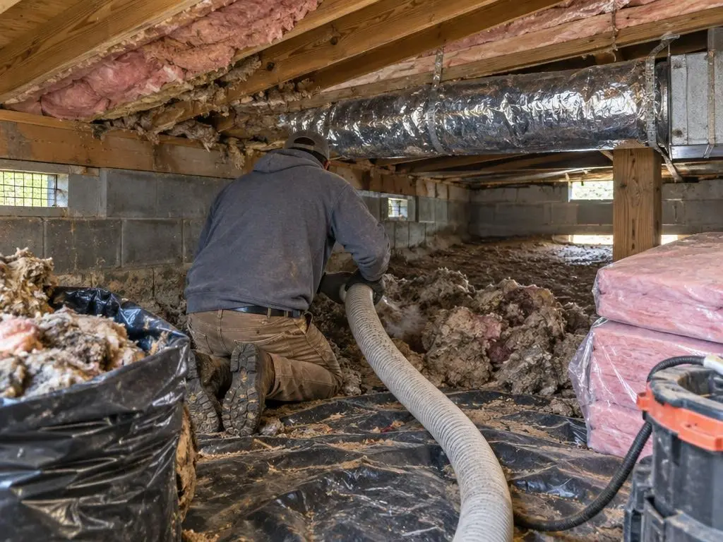 Insulation Removal & Replacement in Fayetteville, AR